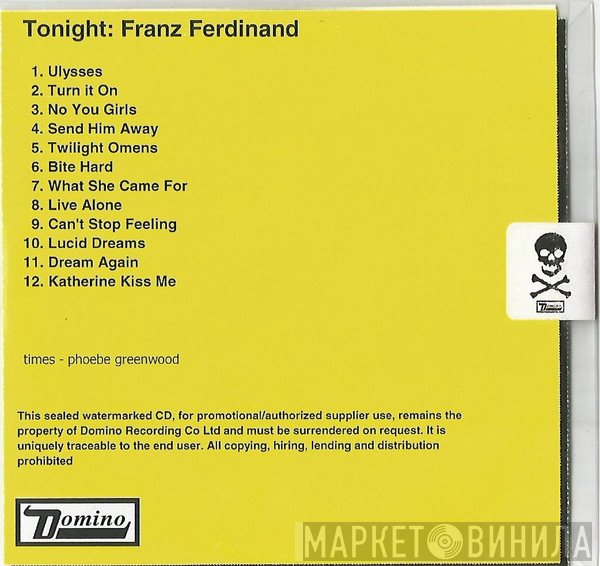 Franz Ferdinand - Tonight: Franz Ferdinand