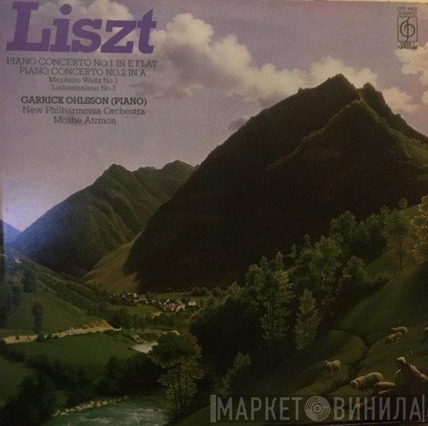 Franz Liszt, Garrick Ohlsson, New Philharmonia Orchestra, Moshe Atzmon - Piano Concerto No.1 In E Flat, Piano Concerto No.2 In A, Mephisto Waltz No.1,Liebestraüme No.3