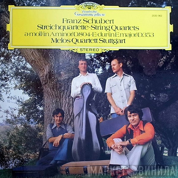 Franz Schubert, Melos Quartett - Streichquartette A-Moll D. 804 Und E-Dur D. 353