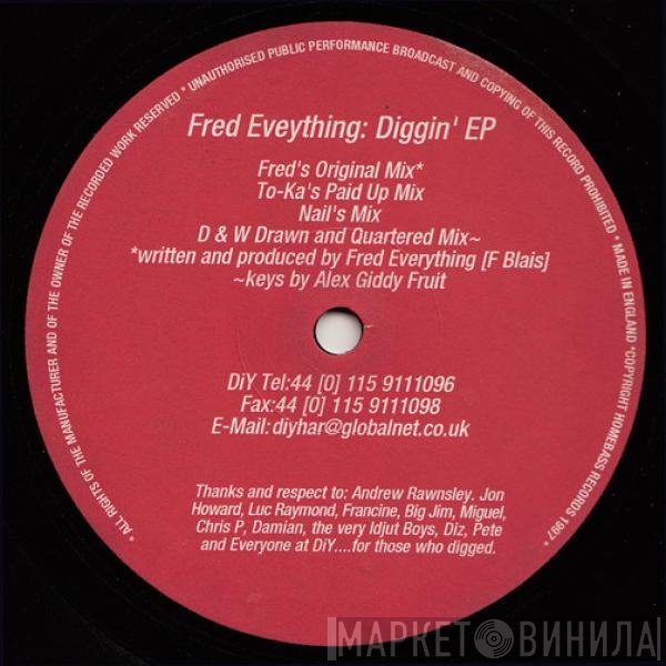 Fred Everything  - Diggin' EP