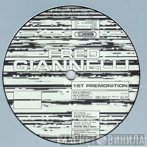 Fred Giannelli  - 1st Premonition