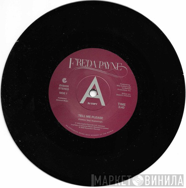 Freda Payne - Tell Me Please / I Get High (On Your Memory)