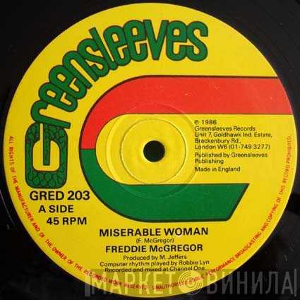 Freddie McGregor  - Miserable Woman