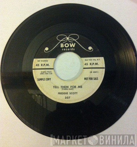 Freddie Scott  - Tell Them For Me / Hold My Hand