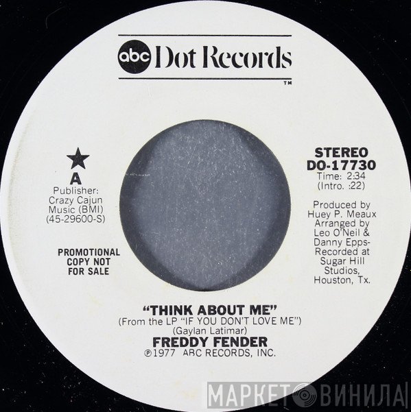 Freddy Fender  - Think About Me