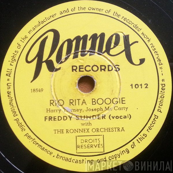 Freddy Sunder With Ronnex Orchestra  - Rio Rita Boogie / That Ol' Black Magic