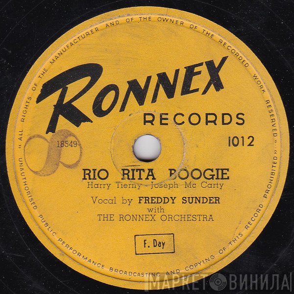 Freddy Sunder with Ronnex Orchestra  - Rio Rita Boogie