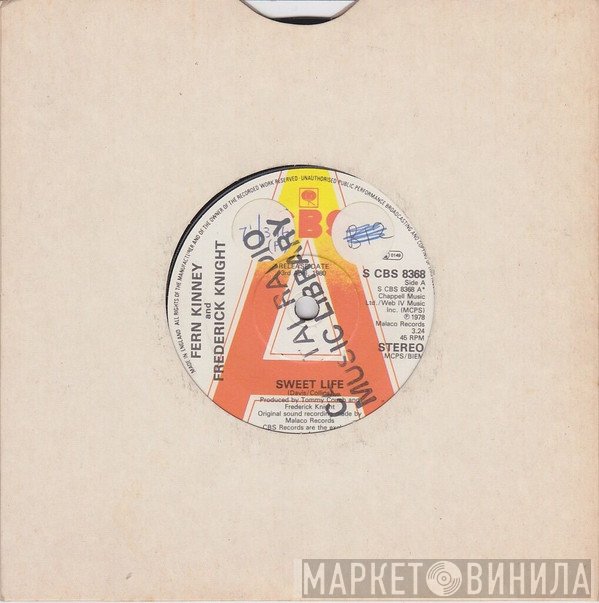 Frederick Knight, Fern Kinney - Sweet Life / Tonight's The Night