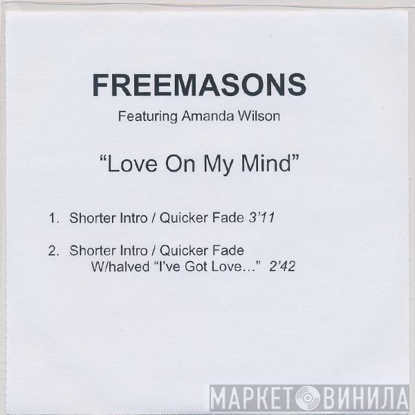 Freemasons, Amanda Wilson - Love On My Mind
