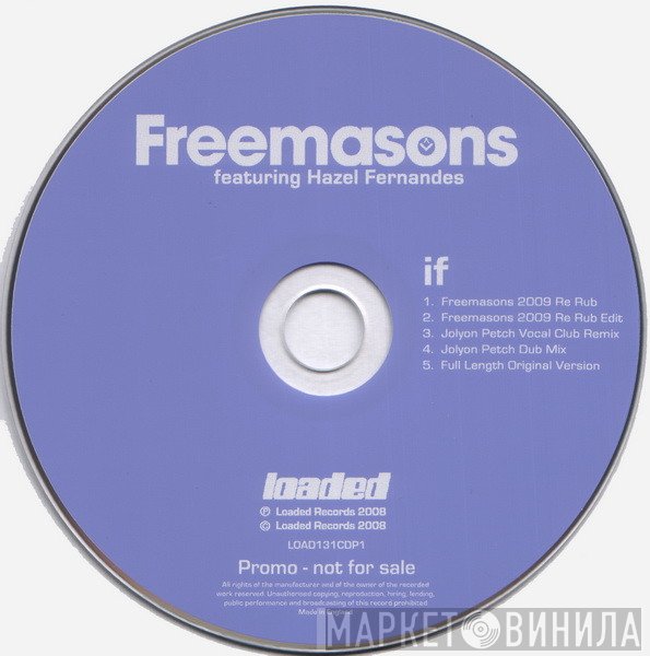 Freemasons Featuring Hazel Fernandez  - If