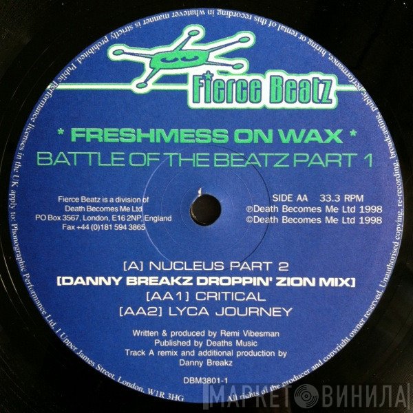 Freshmess On Wax - Battle Of The Beatz Part 1