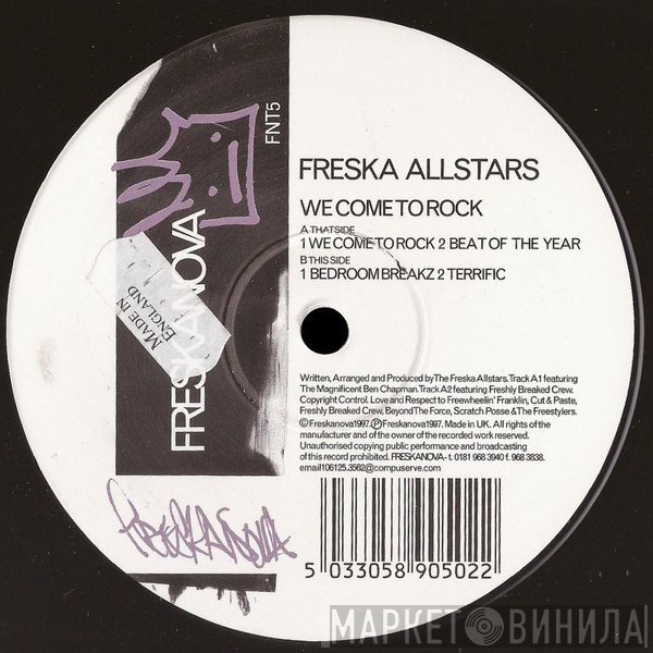 Freska Allstars - We Come To Rock