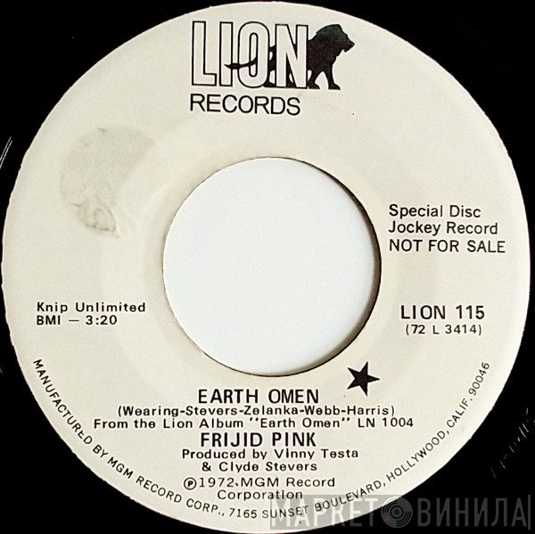 Frijid Pink - Earth Omen