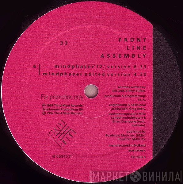 Front Line Assembly  - Mindphaser