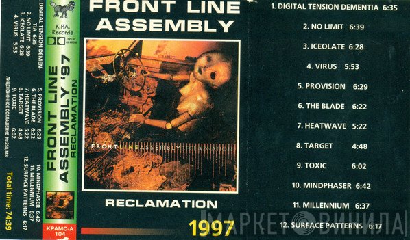 Front Line Assembly  - Reclamation