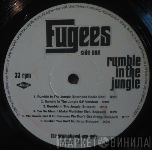 Fugees Featuring A Tribe Called Quest, Busta Rhymes And John Forte  - Rumble In The Jungle