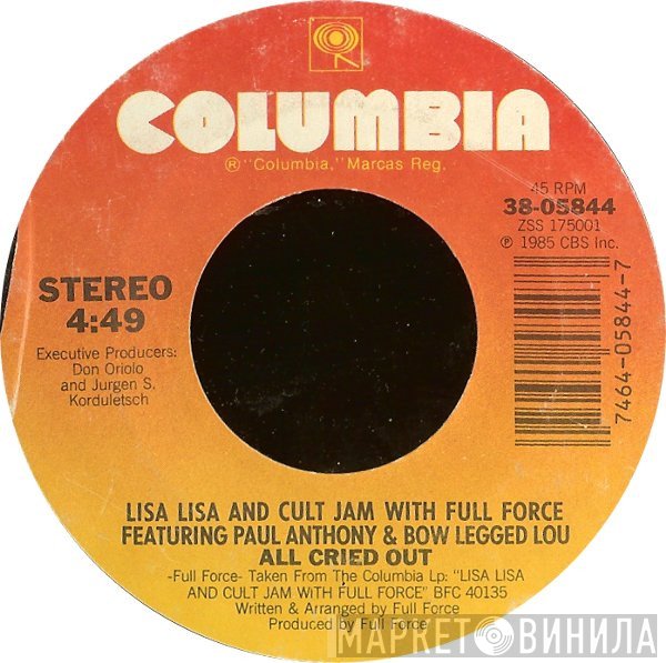 Full Force, Lisa Lisa & Cult Jam - All Cried Out