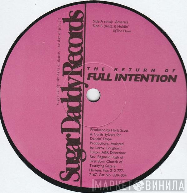 Full Intention - The Return Of Full Intention