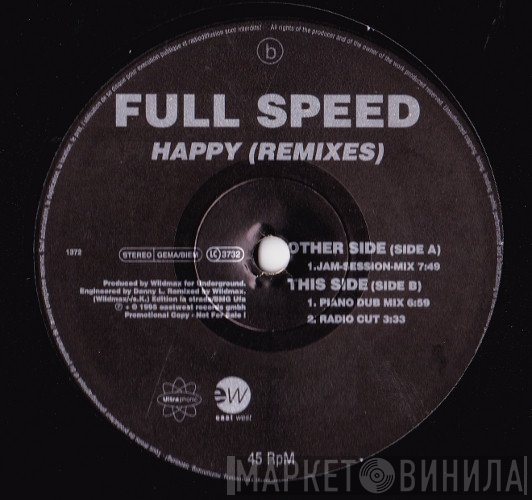 Full Speed - Happy (Remixes)