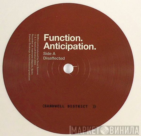 Function  - Anticipation