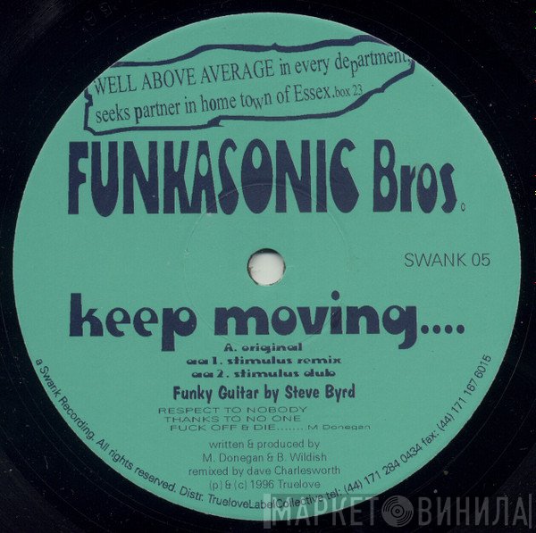 Funkasonic Bros. - Keep Moving