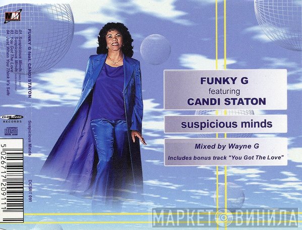 Funky G Featuring Candi Staton  - Suspicious Minds