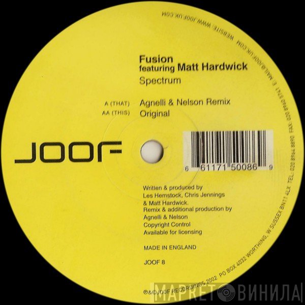 Fusion  Featuring Matt Hardwick  - Spectrum