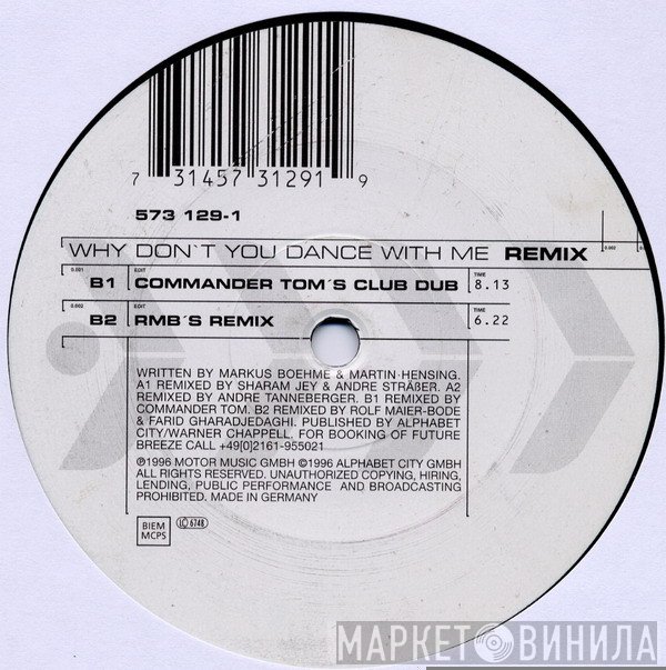 Future Breeze - Why Don't You Dance With Me (Remix)