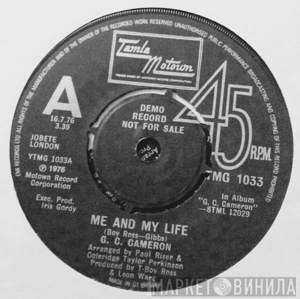 G.C. Cameron - Me And My Life