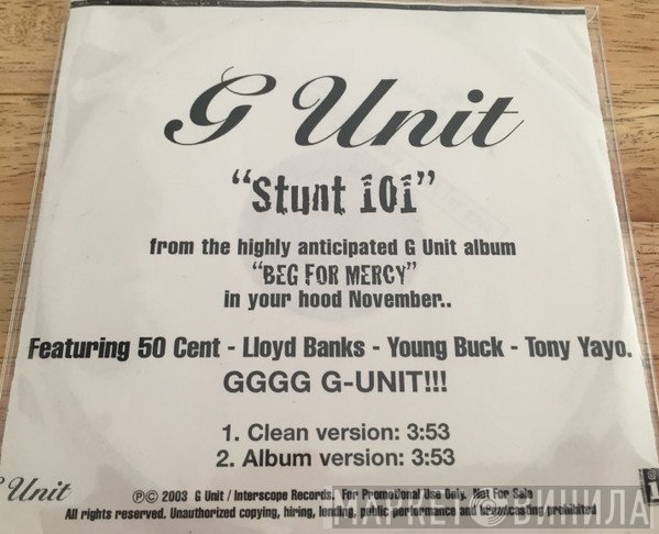 G-Unit  - Stunt 101