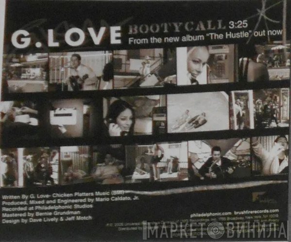G. Love  - Booty Call