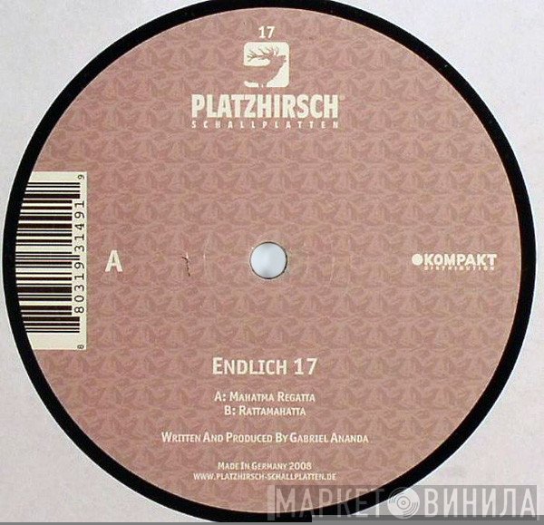Gabriel Ananda  - Endlich 17
