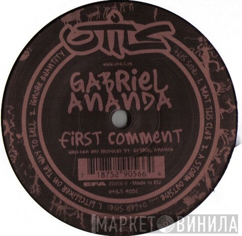 Gabriel Ananda  - First Comment EP