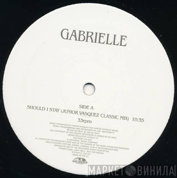 Gabrielle - Should I Stay