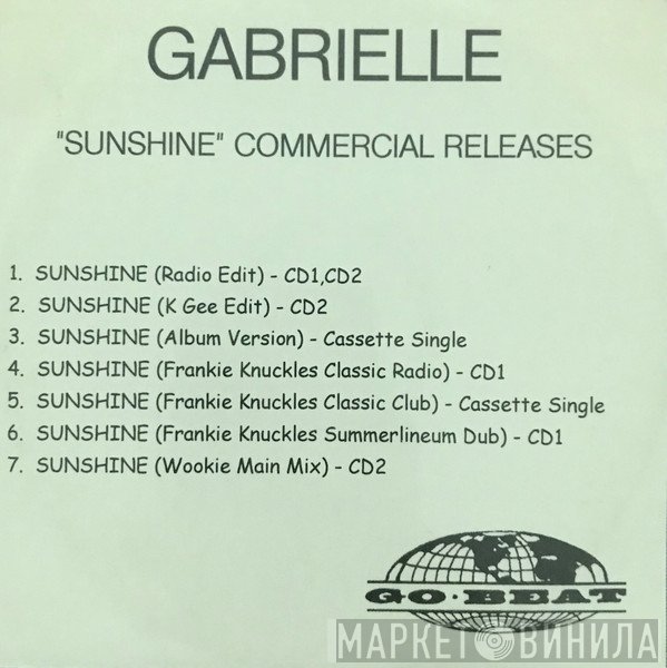 Gabrielle  - Sunshine