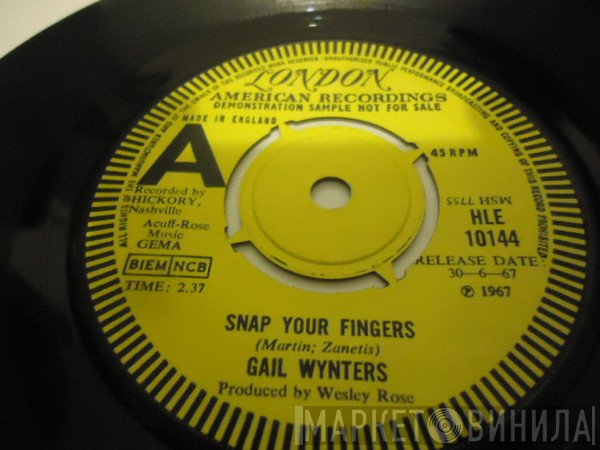 Gail Wynters - Snap Your Fingers