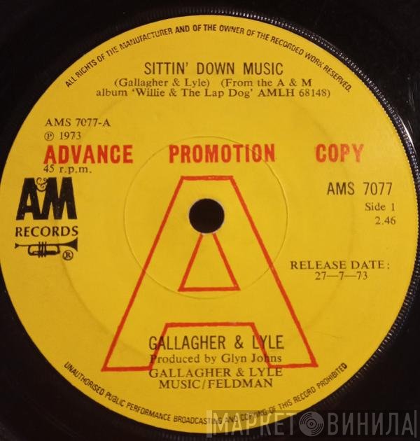 Gallagher &amp; Lyle - Sittin' Down Music
