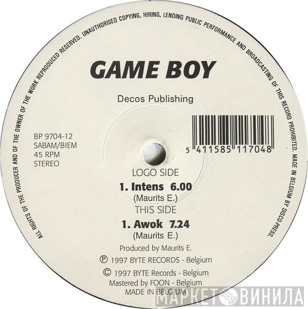 Game Boy  - Intens