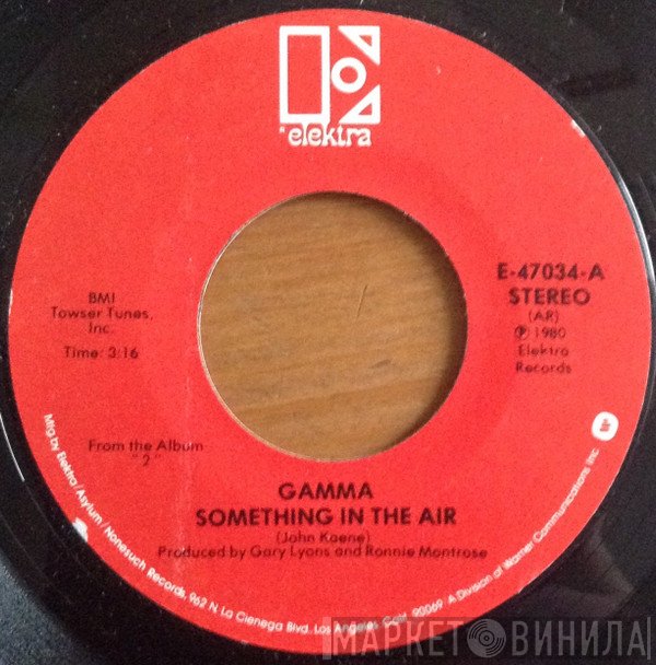 Gamma   - Something In The Air