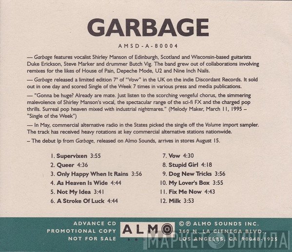 Garbage  - Garbage