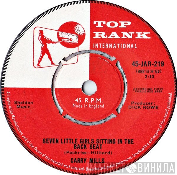 Garry Mills - Seven Little Girls Sitting In The Back Seat