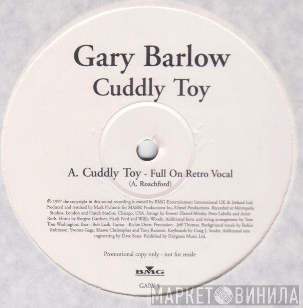 Gary Barlow  - Cuddly Toy