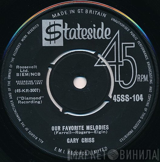 Gary Criss - Our Favorite Melodies