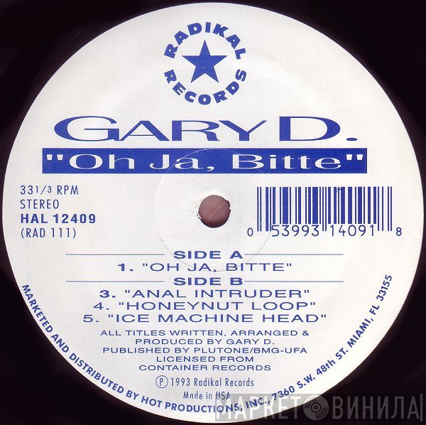 Gary D. - Oh Ja, Bitte