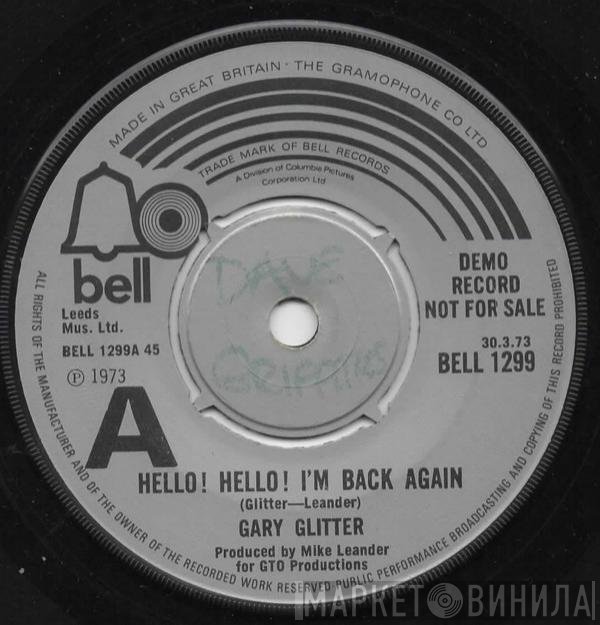 Gary Glitter - Hello! Hello! I'm Back Again