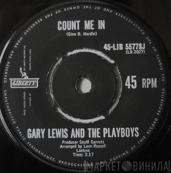 Gary Lewis & The Playboys  - Count Me In / Little Miss Go-Go