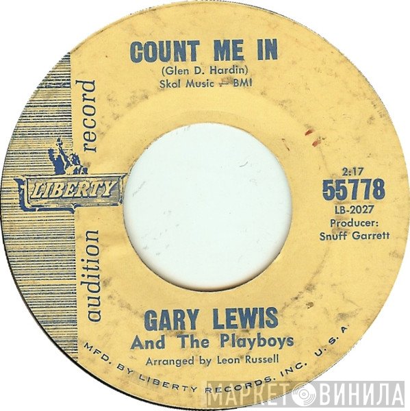 Gary Lewis & The Playboys  - Count Me In / Little Miss Go-Go