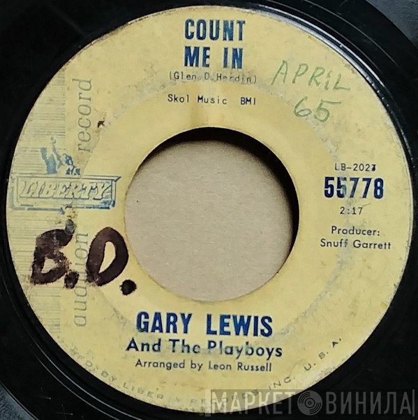 Gary Lewis & The Playboys  - Count Me In / Little Miss Go-Go