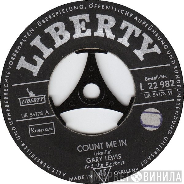 Gary Lewis & The Playboys  - Count Me In / Little Miss Go-Go