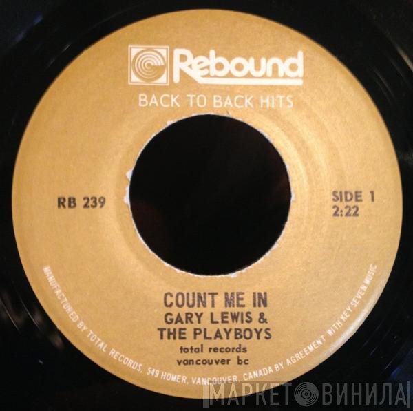 Gary Lewis & The Playboys  - Count Me In / This Diamond Ring
